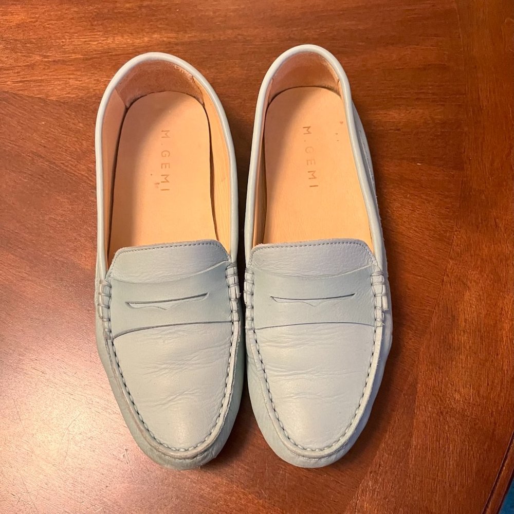 M. Gemi Pastoso Driver-Size 38 (7.5)-Baby Blue